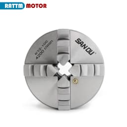 [BR Stock] 3 Jaw K11-100mm/4 Jaw K12-100mm Manual Chuck Self-Centering Chuck For CNC Milling Drilling Machine Tool Lathe Chuck