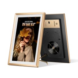ARZOPA 14 Inch Digital Photo Frame Unlimited Free Cloud Storage WiFi IPS HD Touch Screen Remote Share Photo Videos Auto Rotation