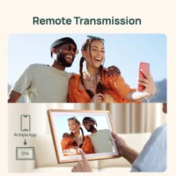 ARZOPA 14 Inch Digital Photo Frame Unlimited Free Cloud Storage WiFi IPS HD Touch Screen Remote Share Photo Videos Auto Rotation