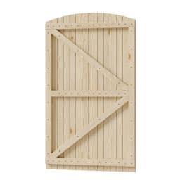 Voltsify Arch Top Strong Garden Gate with Latch