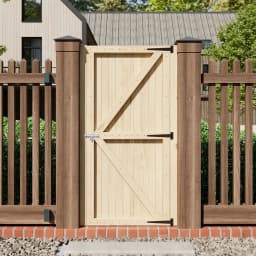Voltsify Arch Top Strong Garden Gate with Latch