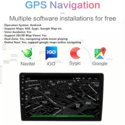 4+64G Android Car Stereo for Ford Ka 2008 - 2014 Built-in Wireless For Carplay Android Auto GPS Navigation Car Radio AHD Camera