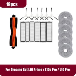For Dreame L10 Prime, RLL11GC, L10S Pro, L10 Pro, Xiaomi S10+ Roller Side Brush Filter Mop Accessory Part