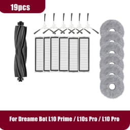 For Dreame L10 Prime, RLL11GC, L10S Pro, L10 Pro, Xiaomi S10+ Roller Side Brush Filter Mop Accessory Part