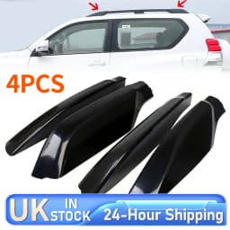 4pcs Roof Rack Rail End Protection Cover Cap Roof Rack Cover Roof Rail Rack Cover for Toyota Land Cruiser Prado 150 2010-2023