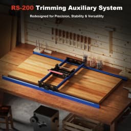 TWO TREES RS-200 Trimming Auxiliary System 800x1780x80mm Larger Engraving Stroke Flattening Mill for Woodworking Router