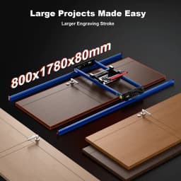 TWO TREES RS-200 Trimming Auxiliary System 800x1780x80mm Larger Engraving Stroke Flattening Mill for Woodworking Router