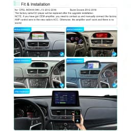 9" Wireless Carplay Android auto For For Vauxhall Mokka 1 2012-2016 Android 15 Car Stereo Radio GPS NAVI WIFI Mirror Link BT FM