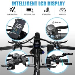 KETELES K800 Electric Bike 1000W*2 Motor 48V23AH Battery Off-Road E-Bike 26 inch Fat Tire E-Mountain Bike