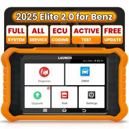 LAUNCH X431 Creader Elite 2.0 OBD2 Car Scanner Scan Full Systems Diagnose Tool Lifetime Free Update for BENZ/MAYBACH/SPRINTER