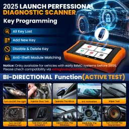 LAUNCH X431 Creader Elite 2.0 OBD2 Car Scanner Scan Full Systems Diagnose Tool Lifetime Free Update for BENZ/MAYBACH/SPRINTER