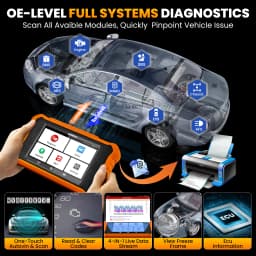 LAUNCH X431 Creader Elite 2.0 OBD2 Car Scanner Scan Full Systems Diagnose Tool Lifetime Free Update for BENZ/MAYBACH/SPRINTER