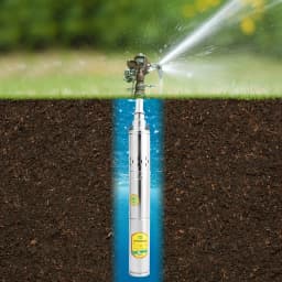 370W DC24V Deep Well Pump Stainless Steel Water Pump Large Flow Rate High Head Lift Extracting Water for Irrigation, Landscaping
