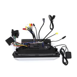 Android 15 car navigation 10 inches built-in Carplay + Android auto/2 + 64G+AHD camera+microphone For Peugeot 208/2008 2012-2018
