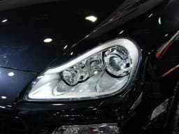 Pair For Porsche Cayenne 2007-2010 Front Headlamp Lens Cover  Left+Right Clear Headlamp Shell Transparent Lampshade