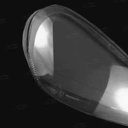 Pair For Porsche Cayenne 2007-2010 Front Headlamp Lens Cover  Left+Right Clear Headlamp Shell Transparent Lampshade