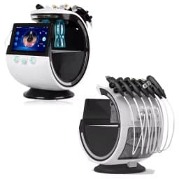 Facial 7 in 1 Ultrasonic Skin Rejuvenation Microdermabrasion Cleansing Hyperbaric Oxygen Facial SPA Hydra Oxygen Device