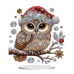 Acrylic Special Shaped Cute Animal Diamond Painting Tabletop Ornaments Kit Table Top Diamond Painting Ornament Kits for Bedroom