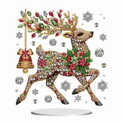 Acrylic Special Shaped Cute Animal Diamond Painting Tabletop Ornaments Kit Table Top Diamond Painting Ornament Kits for Bedroom