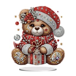 Acrylic Special Shaped Cute Animal Diamond Painting Tabletop Ornaments Kit Table Top Diamond Painting Ornament Kits for Bedroom
