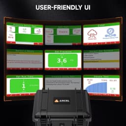 ANCEL L8000 Smoke Leak Detector Dual Mode EVAP Turbo System Tester Pipe Leakage Built-in Air Pump Automotive Smoke Leak Machine