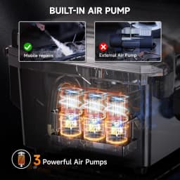 ANCEL L8000 Smoke Leak Detector Dual Mode EVAP Turbo System Tester Pipe Leakage Built-in Air Pump Automotive Smoke Leak Machine