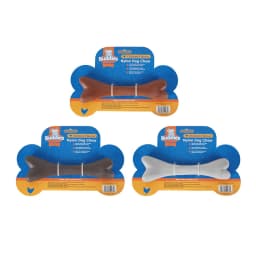 Nylon Bone Chew Toy, Flavoured Durable Dog Chew for Teeth Cleaning and Dental Care