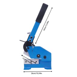 Manual Metal Cutter Hand Lever, Shear Metal Steel Cutting Machine, Thickness (Round Steel) 1.1cm/0.43in
