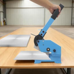 Manual Metal Cutter Hand Lever, Shear Metal Steel Cutting Machine, Thickness (Round Steel) 1.1cm/0.43in