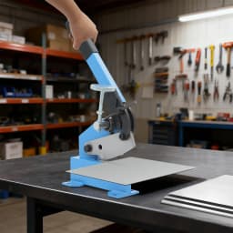 Manual Metal Cutter Hand Lever, Shear Metal Steel Cutting Machine, Thickness (Round Steel) 1.1cm/0.43in