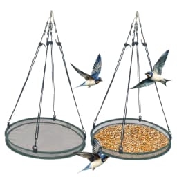 2 Pack Bird Seed Catcher Trays Hanging Bird Feeder Fabric Bird Feeder Outdoor Bird Feeding Accessory