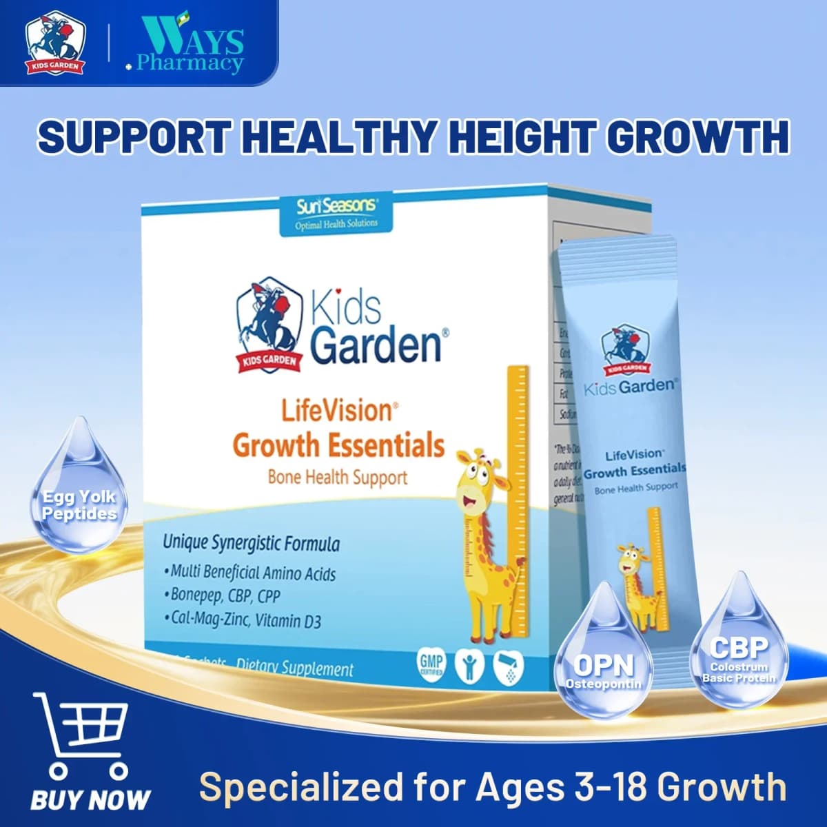 Twin Star Lysine Bone Protein (Teens & Kids): Calcium, Mg, Zn, VD for Growth & Nutrition. Near Expiry