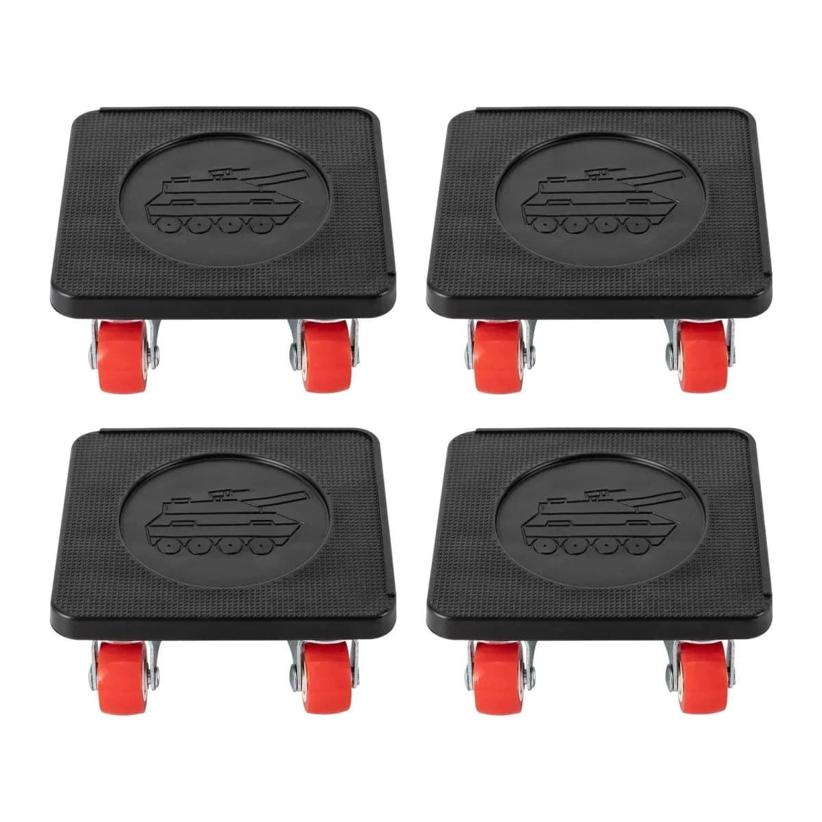 Industrial Dolley Wheels Set Wheels to Move Heavy Objects Furniture Movers 400KG/881lbs Capacity Easy Furniture Moving Solution