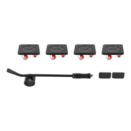 Industrial Dolley Wheels Set Wheels to Move Heavy Objects Furniture Movers 400KG/881lbs Capacity Easy Furniture Moving Solution