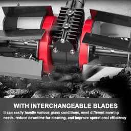 Lawn Mower Grass Trimmer Accessory Interchangeable Blades Weeding Wheel Optional for Efficient Gardening and Farming