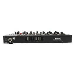 7-Channel Professional Stereo Mixer Digital USB Computer Jack 3-Band Equalizer 6 Music Modes 48V Phantom Power Stereo DJ Mixer