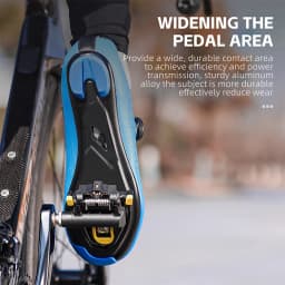 WEST BIKING Road Bike Self-Locking Pedals With Sealed Bearings 6° Cleats For SPD System Lightweight Nylon Racing Bike Pedals