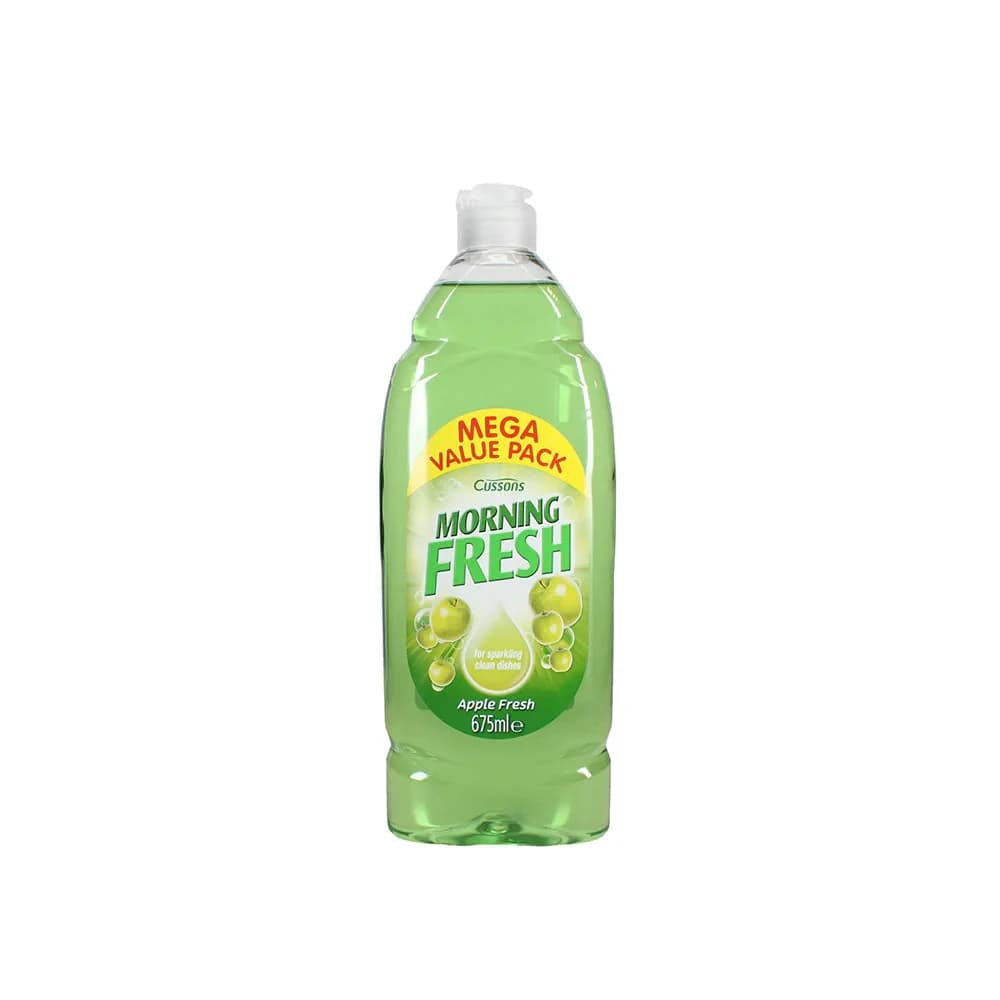 Apple Scent Dishwasher Detergent Liquid 675ML Powerful Cleaning for Home Kitchen Dishes