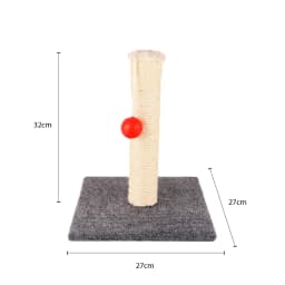 Cat Scratching Post, Durable Interactive Scratcher for Kittens and Cats Indoor Play