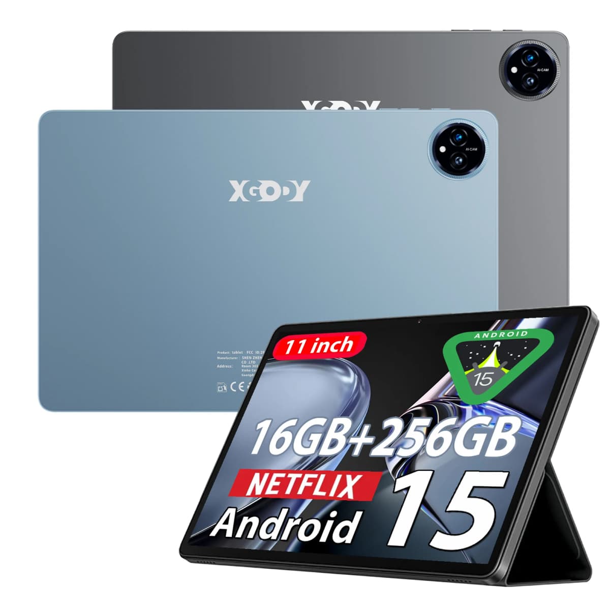 Newest Android 15 Tablet, 11-Inch Tablet, Octa-Core Processor 5g Wifi 16Gb Rom+256Gb Ram, 1280 X 800 Resolution 8000 Mah a