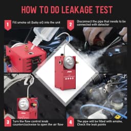 S100 Car Smoke Leak Detector EVAP Vacuum Leakage Locator ANCEL DC12V Car Diagnostic Tool Automotive Oil Pipe Smoke Generator