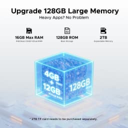 DOOGEE Fire 3 Pro Rugged Phone 8350mAh Battery 5.5'' Screen 16GB RAM (4GB+12GB)  128GB ROM UNISOC T7200 Android 15 Mobile Phone