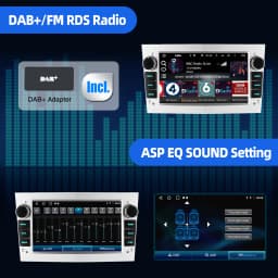 ESSGOO Wireless Carplay Android 15 Car Radio for Opel Astra H G J Antara Vectra C B Vivaro Corsa C D Zafira B Multimedia Player