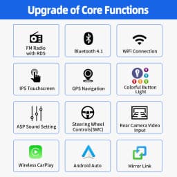 ESSGOO Wireless Carplay Android 15 Car Radio for Opel Astra H G J Antara Vectra C B Vivaro Corsa C D Zafira B Multimedia Player