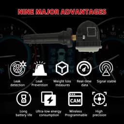 4PCS Tire Pressure Sensor For Ford Focus Fiesta C-Max Kuga Tourneo Mondeo OE: 2036832 Ford Focus Fiesta C-Max Kuga Tourneo