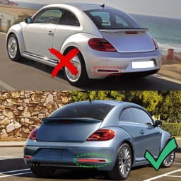 Rear Bumper Brake Stop Light Left Right 5C5945701D For VW Beetle 2017-2019 1Pair