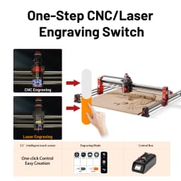 Twotree TTC-H40 CNC Engraving Machine 500W Spindle Motor 3Axis/4Axis 1000x1000x100mm for Stainless Steel Wood CNC Router Machine