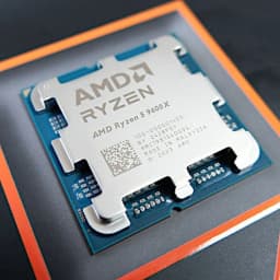 AMD Ryzen 5 9600X 6-Core 12-Thread Desktop Processor, 5.4GHz Max Boost Clock, AM5 Socket, 65W TDP, 32MB L3 Cache, PCIe 5.0 Support, DDR5 Memory Compatible, High Performance Gaming CPU for PC Builds,fan not included