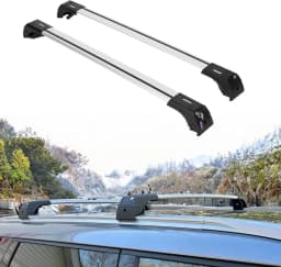 2X Roof Bars for Suzuki Sx4 S-Cross Hb 2014+ Lockable Roof Rack Cross Bars Grey