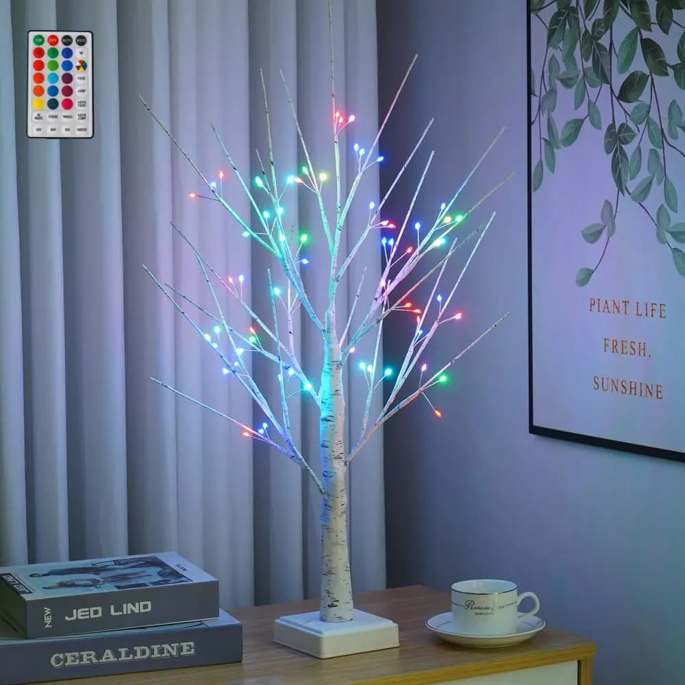 72 Pre Lit Christmas Tree Lamp With Remote Control